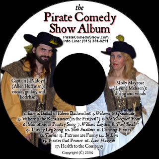 Pirate Comedy Show Album CD Picture